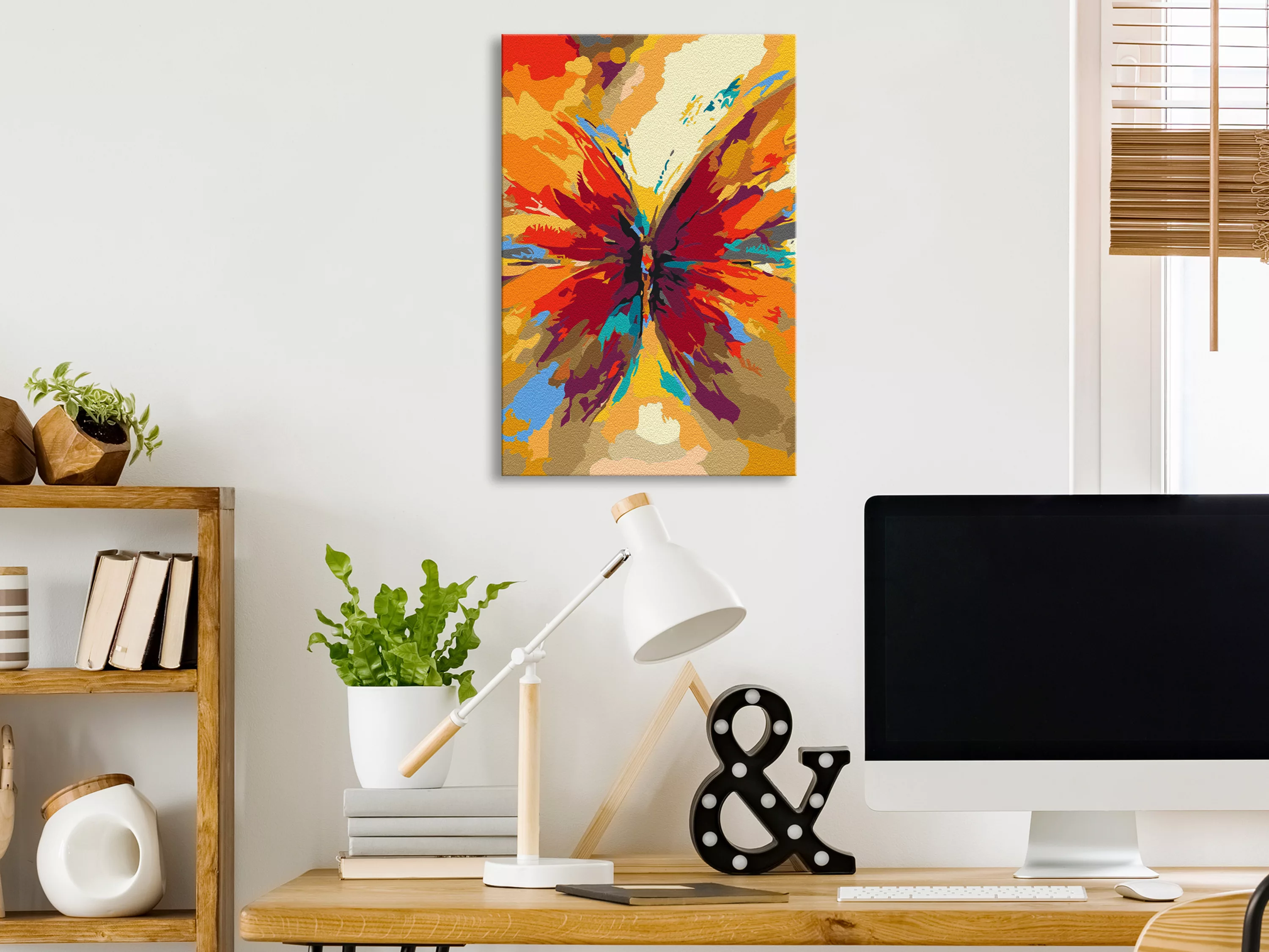 Malen Nach Zahlen - Multicolored Butterfly günstig online kaufen