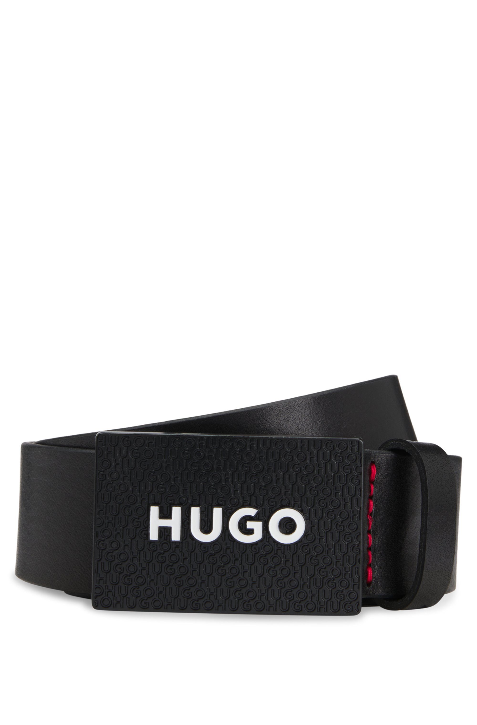 HUGO Ledergürtel Gilao-Z_Sz35 mit BOSS Schriftzug günstig online kaufen