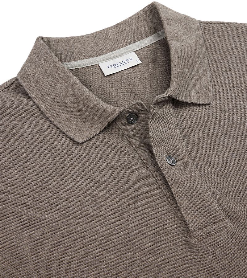 Profuomo Piqué Poloshirt Braun - Größe XL günstig online kaufen