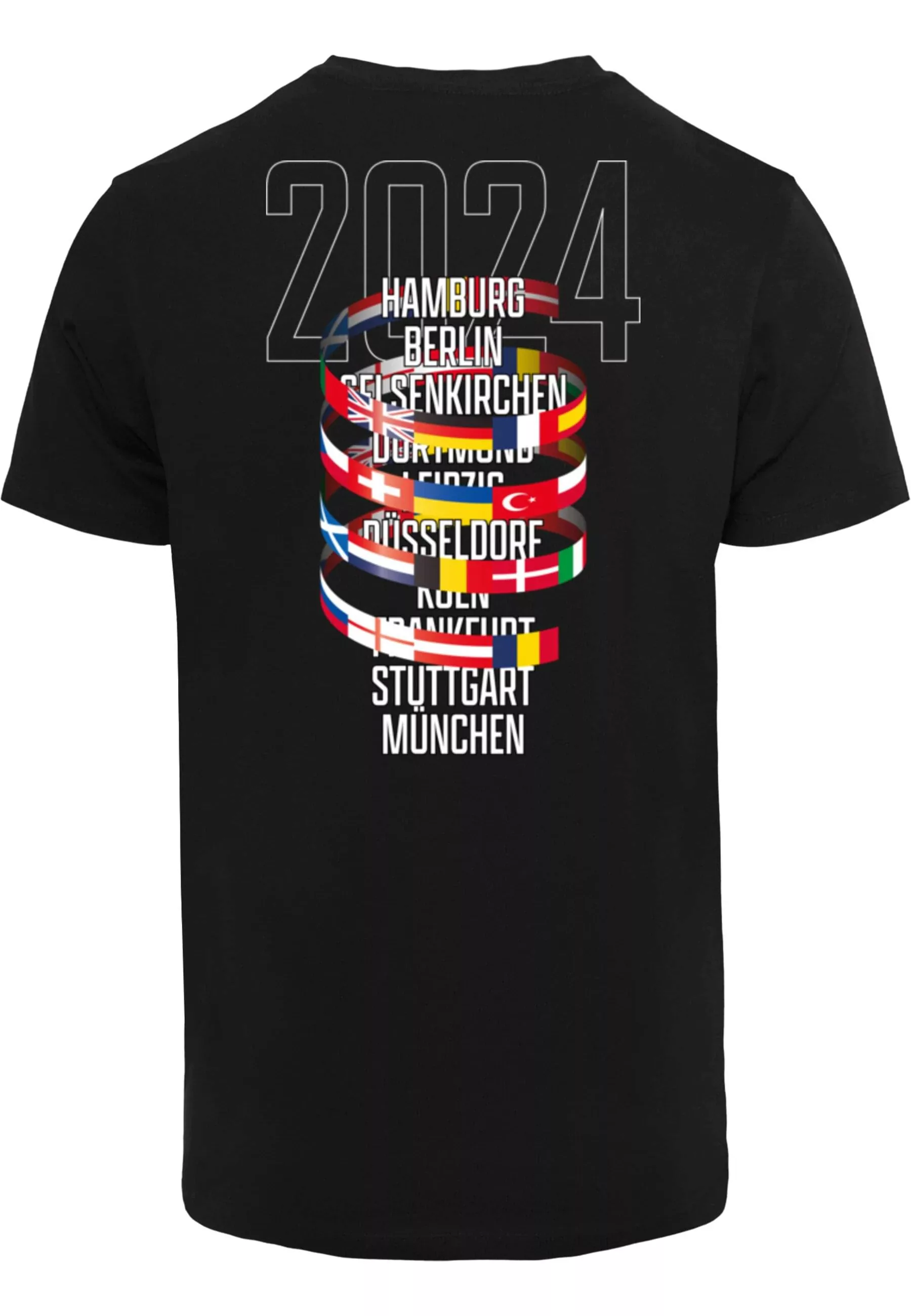 MisterTee T-Shirt "MisterTee Flag Spiral Tee" günstig online kaufen