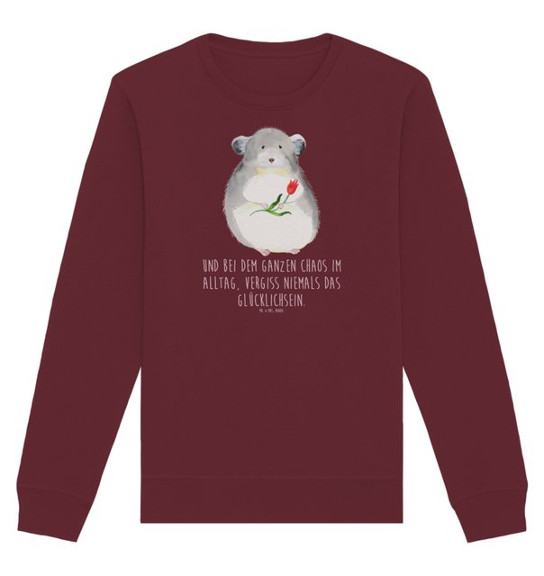 Mr. & Mrs. Panda Longpullover Größe M Chinchilla Blume - Burgundy - Geschen günstig online kaufen