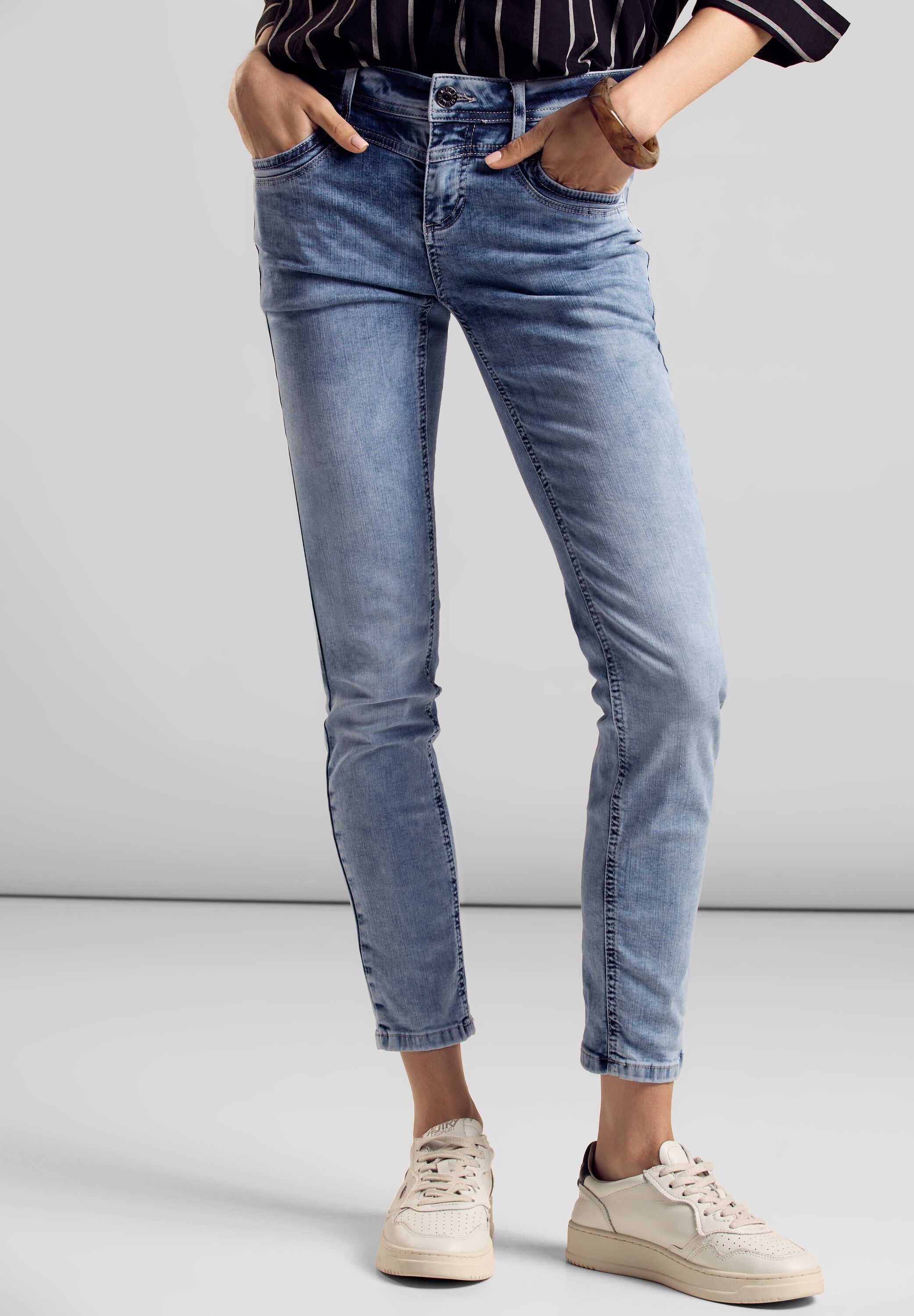 STREET ONE Skinny-fit-Jeans YORK im Five-Pocket Style günstig online kaufen