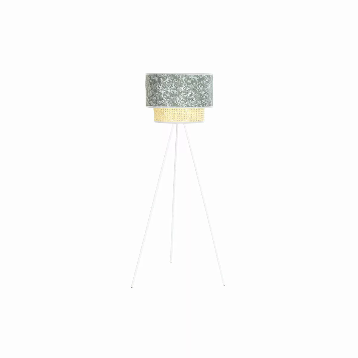 Stehlampe Dkd Home Decor Metall Polyester Weiß Grün 220 V 50 W (40 X 40 X 1 günstig online kaufen