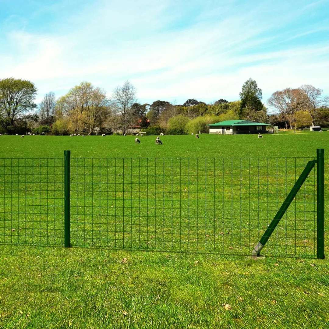 Eurozaun Stahl 10 X 1,0 M Grün günstig online kaufen