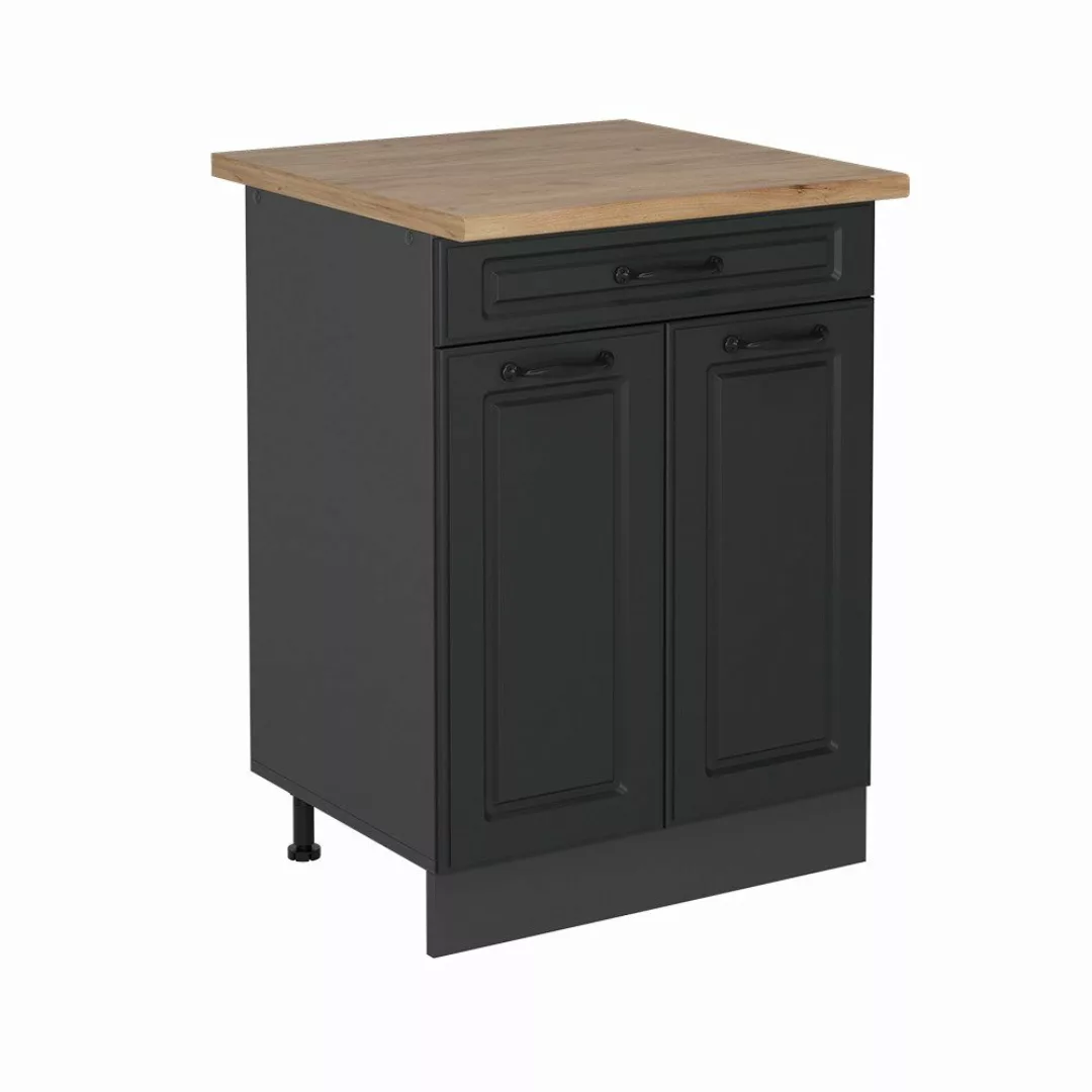 Vicco Unterschrank R-Line, Anthrazit Landhaus/Anthrazit, 60 günstig online kaufen