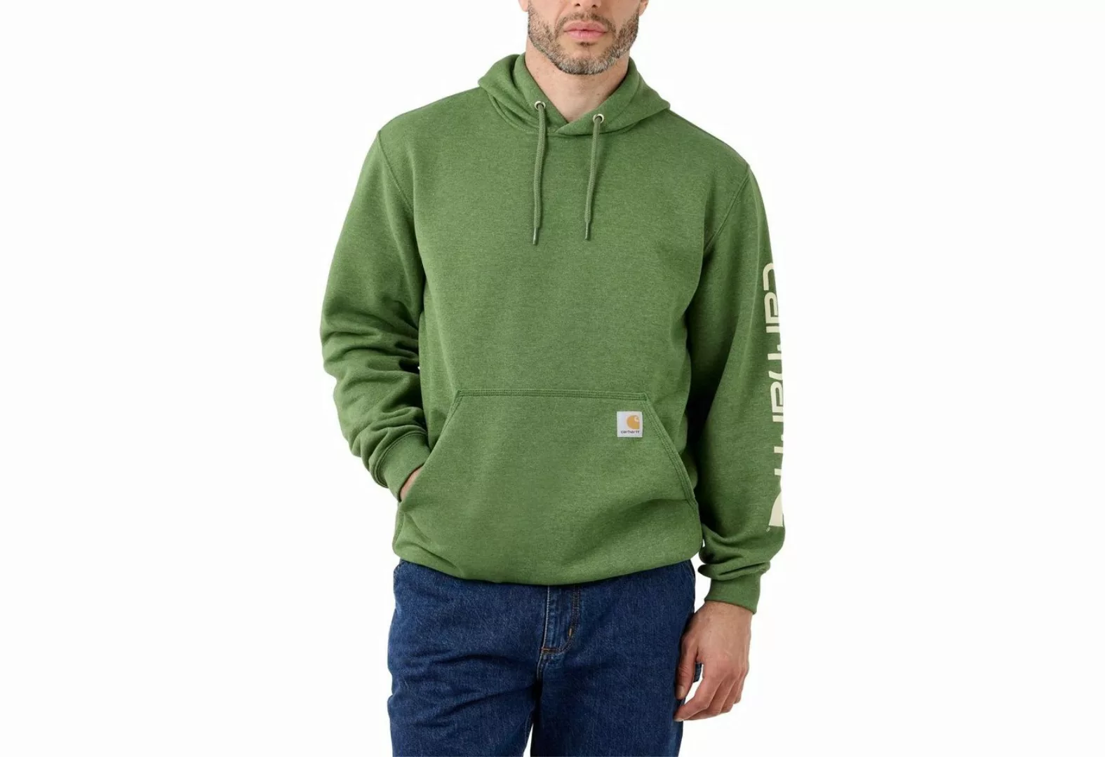 Carhartt Kapuzenpullover Carhartt SLEEVE LOGO HOODED SWEATSHIRT K288 (1-tlg günstig online kaufen