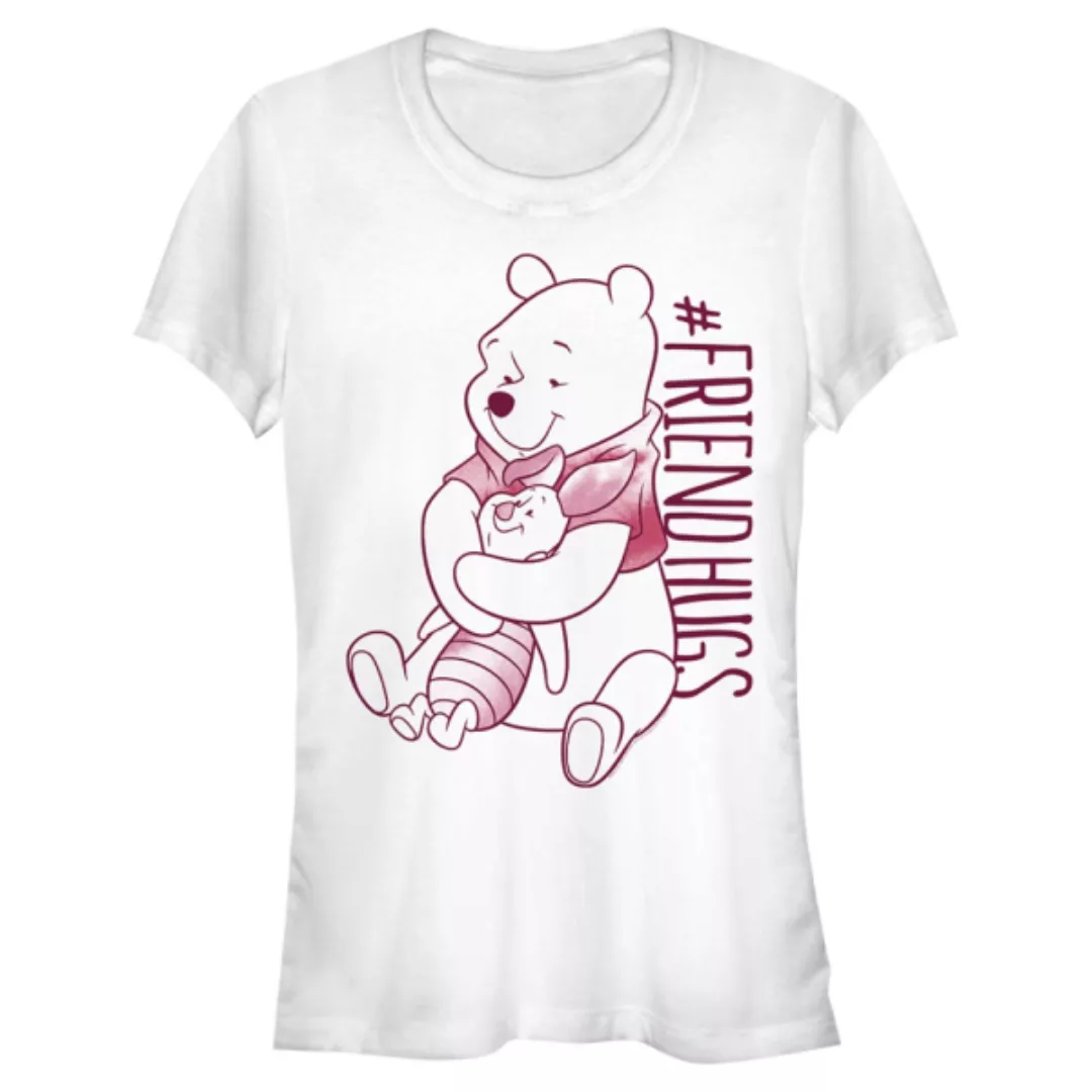 Disney - Winnie Puuh - Pooh & Piglet Piglet Pooh Hugs - Frauen T-Shirt günstig online kaufen