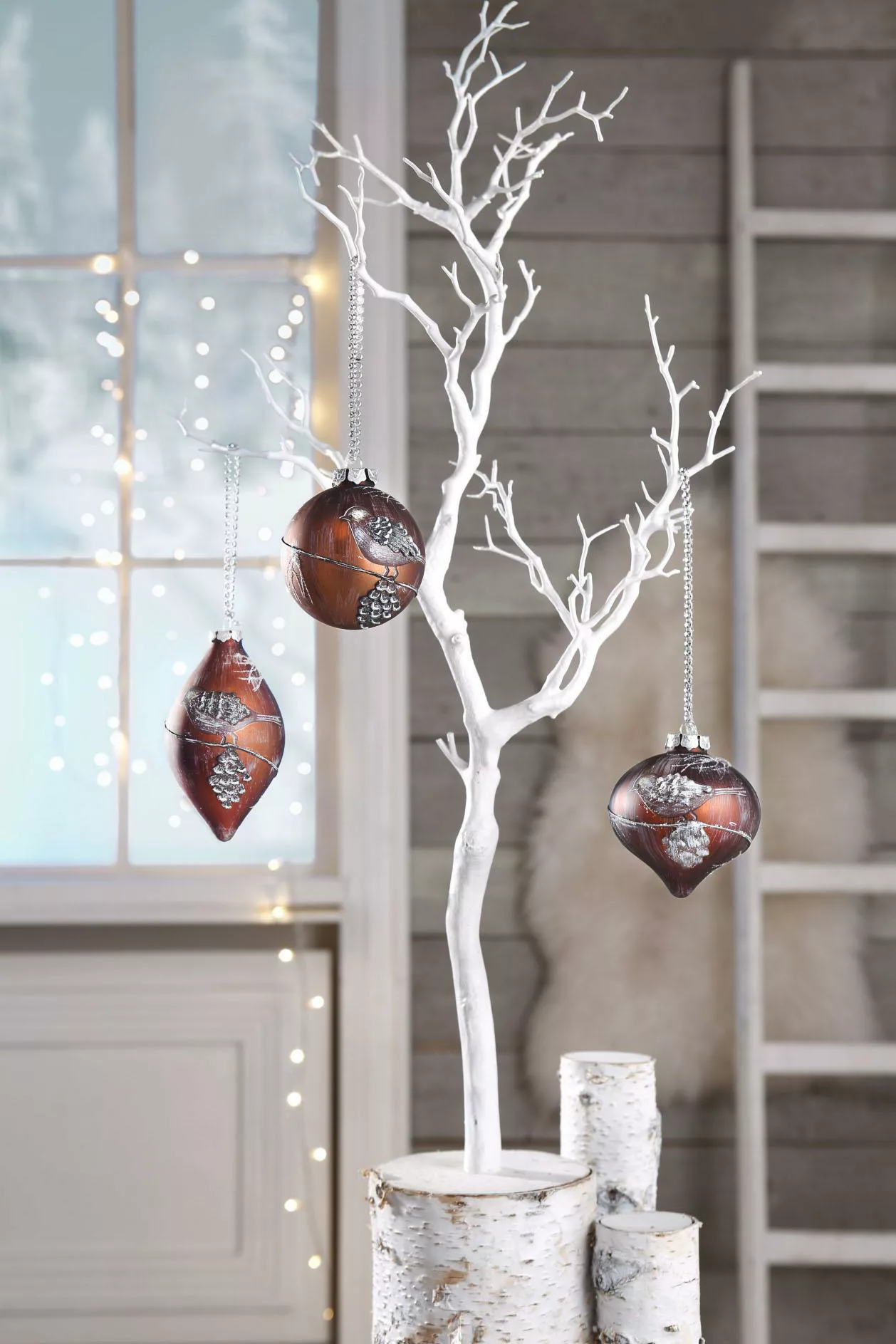 my home Winterliche Kunstpflanze "Weihnachtsdeko", Deko-Ast günstig online kaufen