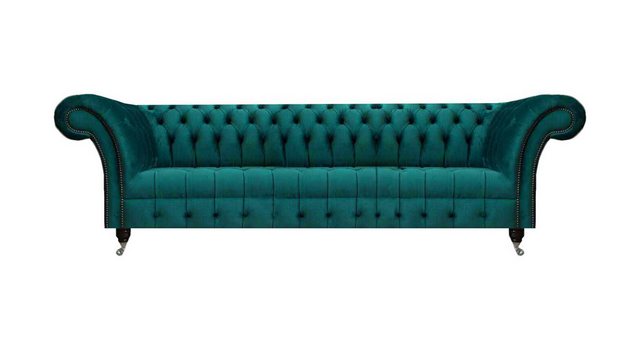 Xlmoebel Sofa Zeitgemäßes Design Möbel Grün Sofa Couch Viersitzer Chesterfi günstig online kaufen