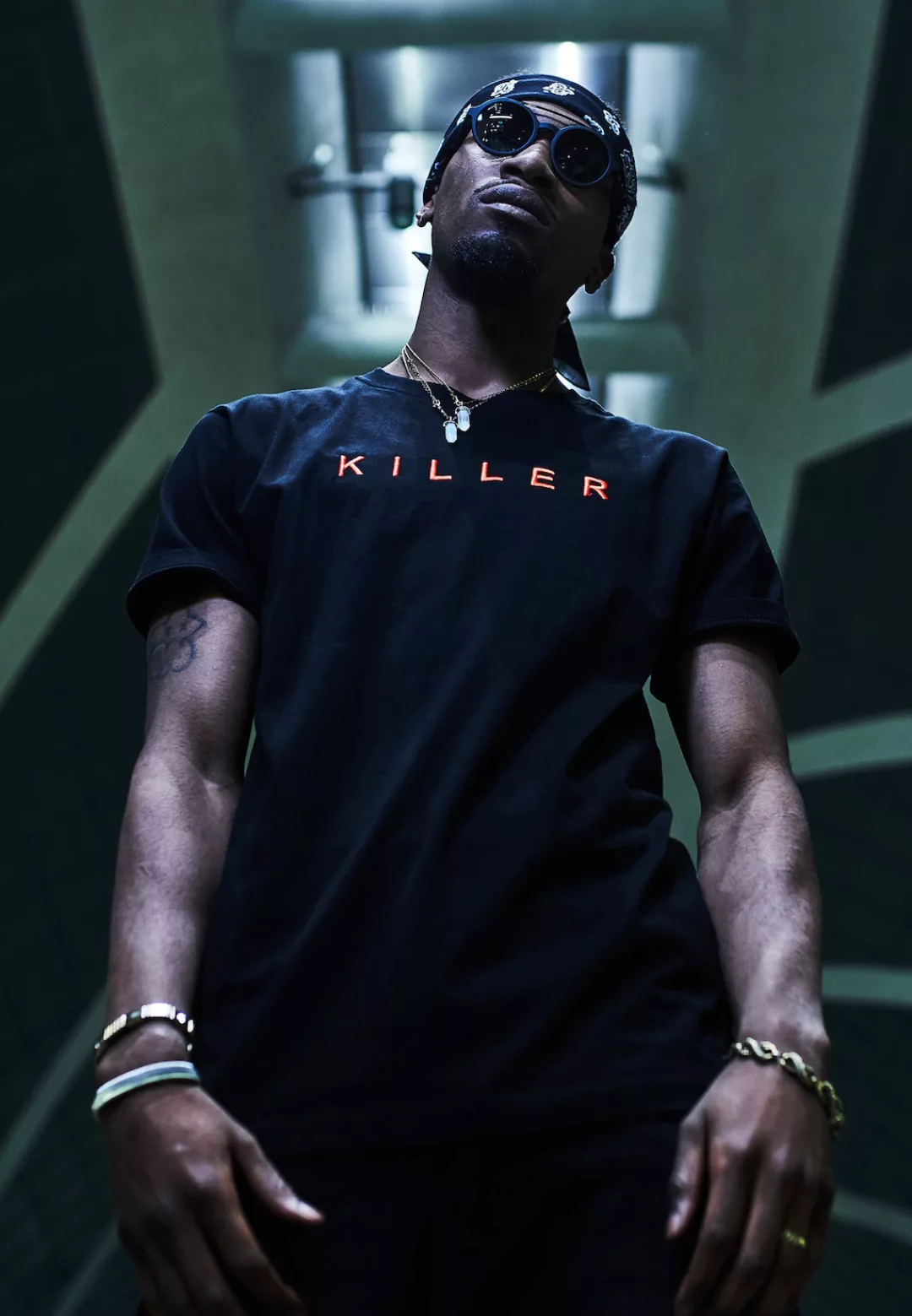 MisterTee Kurzarmshirt MisterTee Herren KILLER Tee (1-tlg) günstig online kaufen