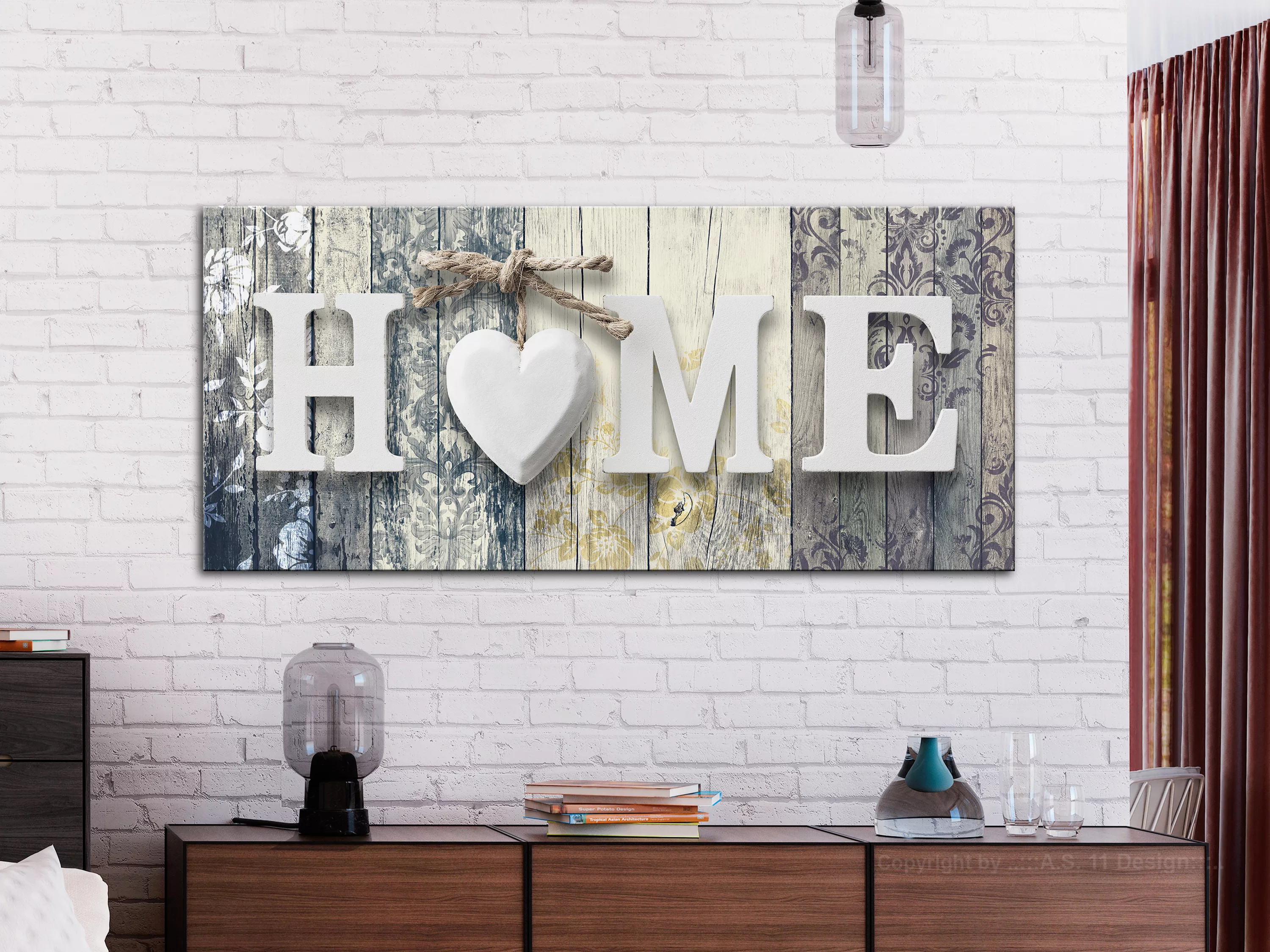 Wandbild - Smell Of Home (1 Part) Creamy Wide günstig online kaufen