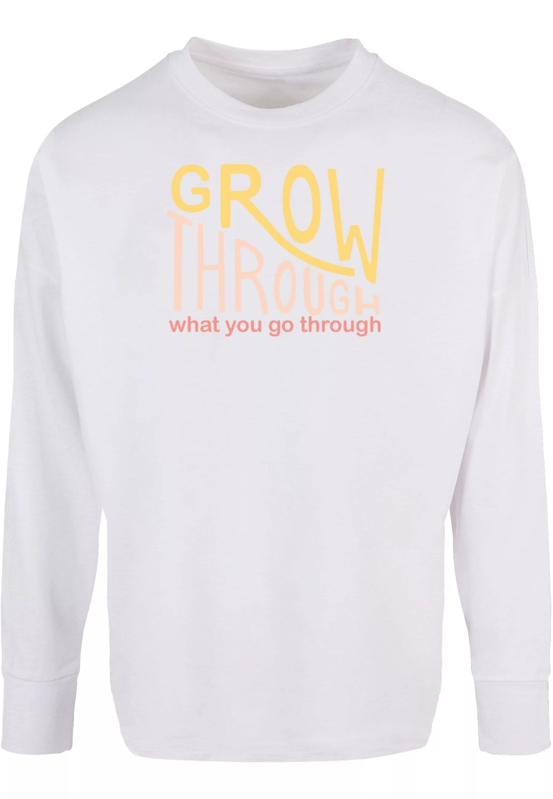 Merchcode Longsleeve "Merchcode Herren Spring - Grow through 2 Oversized Lo günstig online kaufen