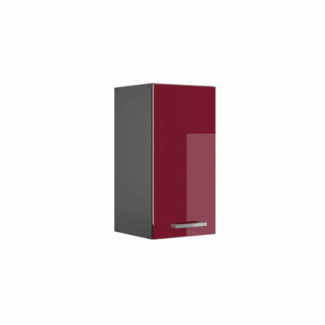 Vicco Hängeschrank Küchenhängeschrank 30 cm R-Line Anthrazit Bordeaux Hochg günstig online kaufen