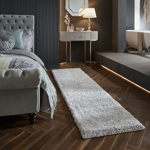 FLAIR RUGS Hochflor-Läufer »Feather«, rechteckig, 40 mm Höhe günstig online kaufen