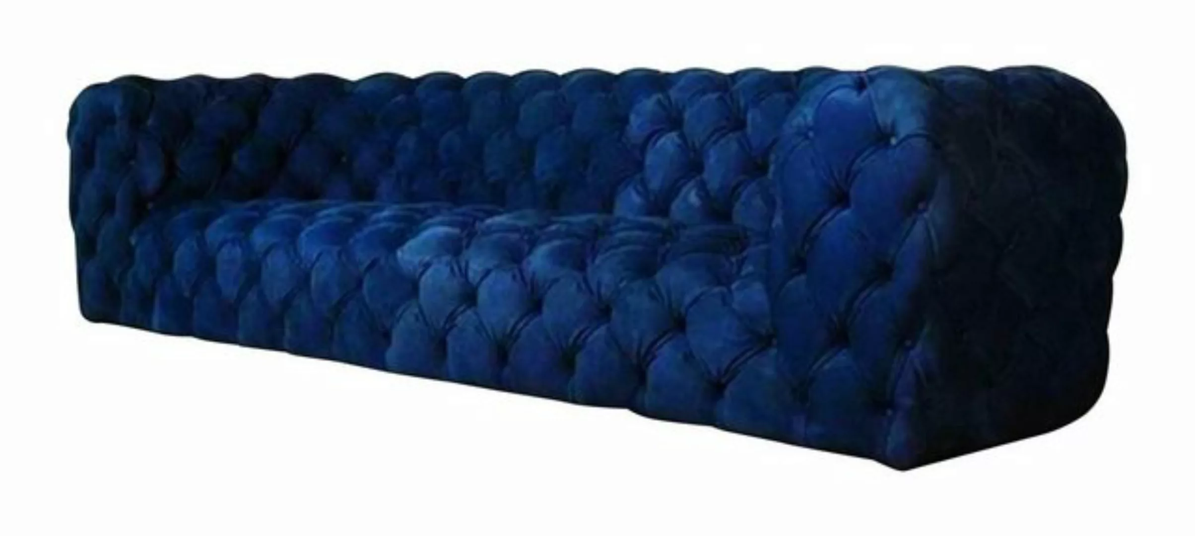 Xlmoebel Chesterfield-Sofa Gelbe Chesterfield Couch XXL Viersitzer Gemütlic günstig online kaufen