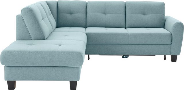 sit&more Ecksofa "Varese L-Form", mit Federkern, wahlweise mit Bettfunktion günstig online kaufen