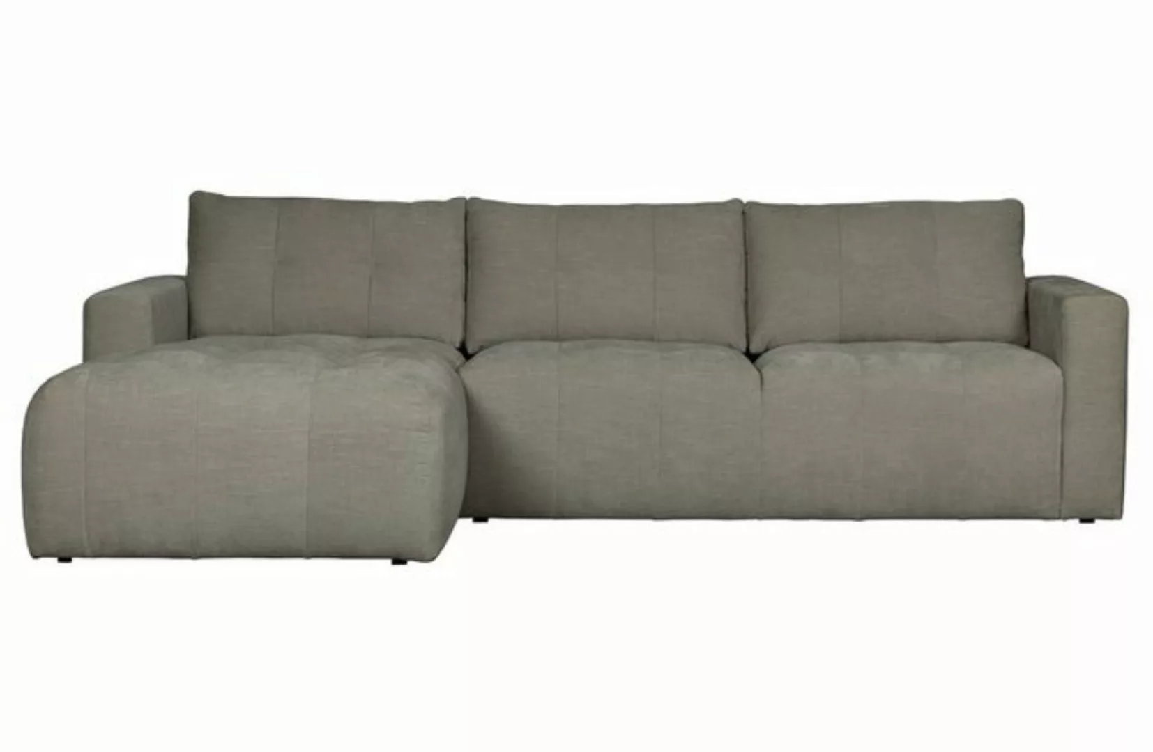 vtwonen Ecksofa Longchair-Sofa Bar Links - Stoff Warm Grey, freistellbar günstig online kaufen