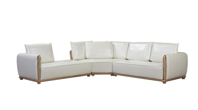 Xlmoebel Ecksofa Designer-Sofa mit Hocker und L-förmiger Wohnlandschaft-Pol günstig online kaufen