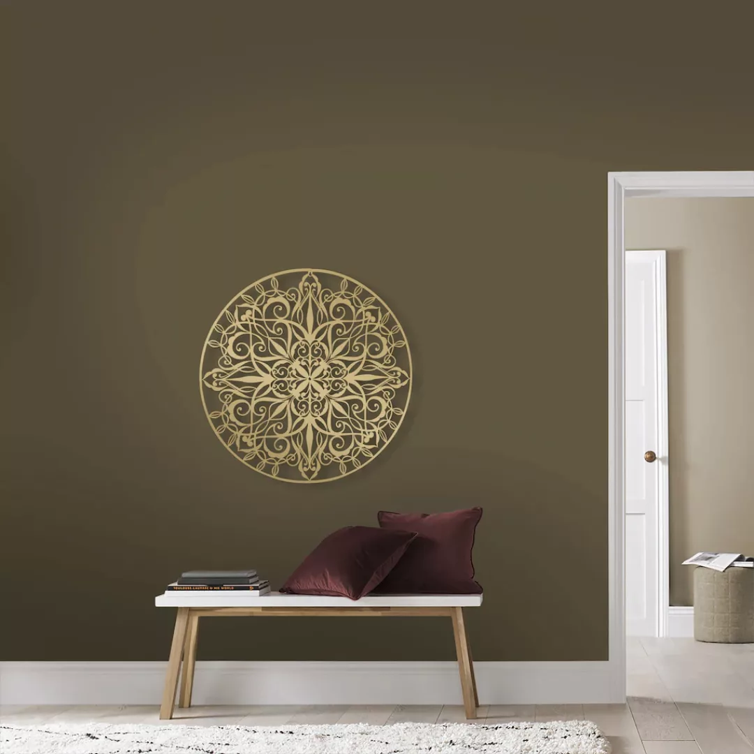 Art for the home Wandbild "Mandala Rund", (1 St.), Luxus Metal Art Wanddeko günstig online kaufen