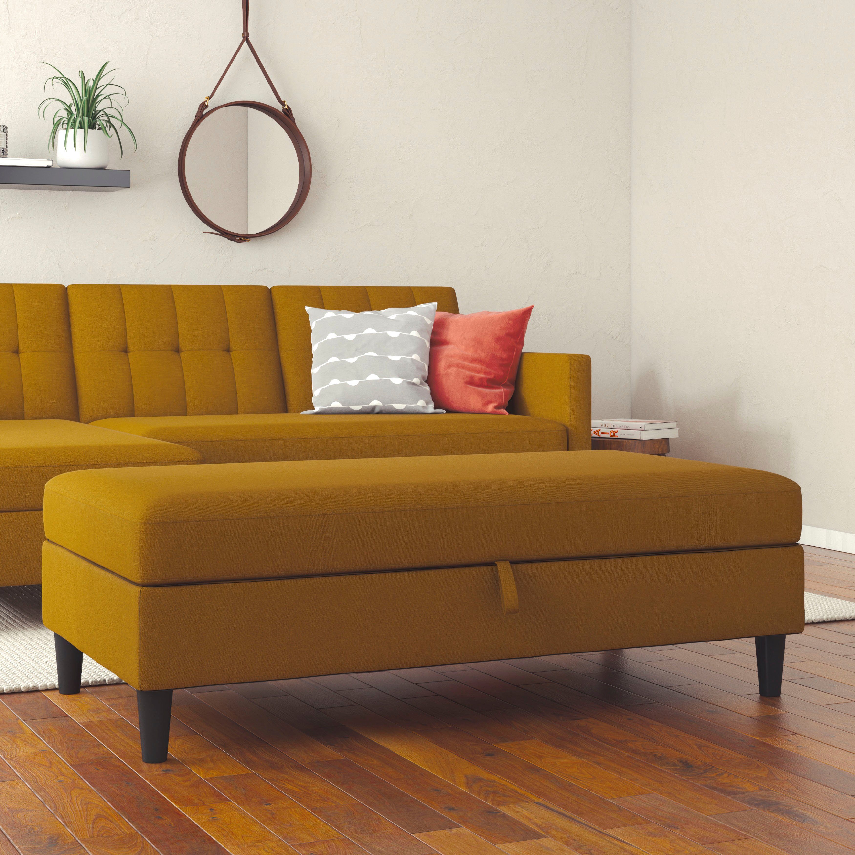 Dorel Home Stauraumhocker "Presley", Polsterhocker mit Stauraum, frei im Ra günstig online kaufen