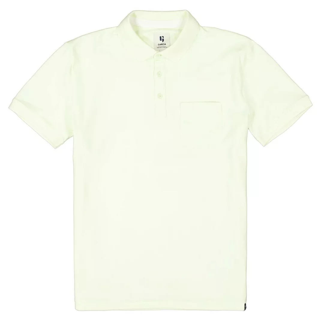 Garcia Kurzarm Polo Shirt L Neon Lime günstig online kaufen