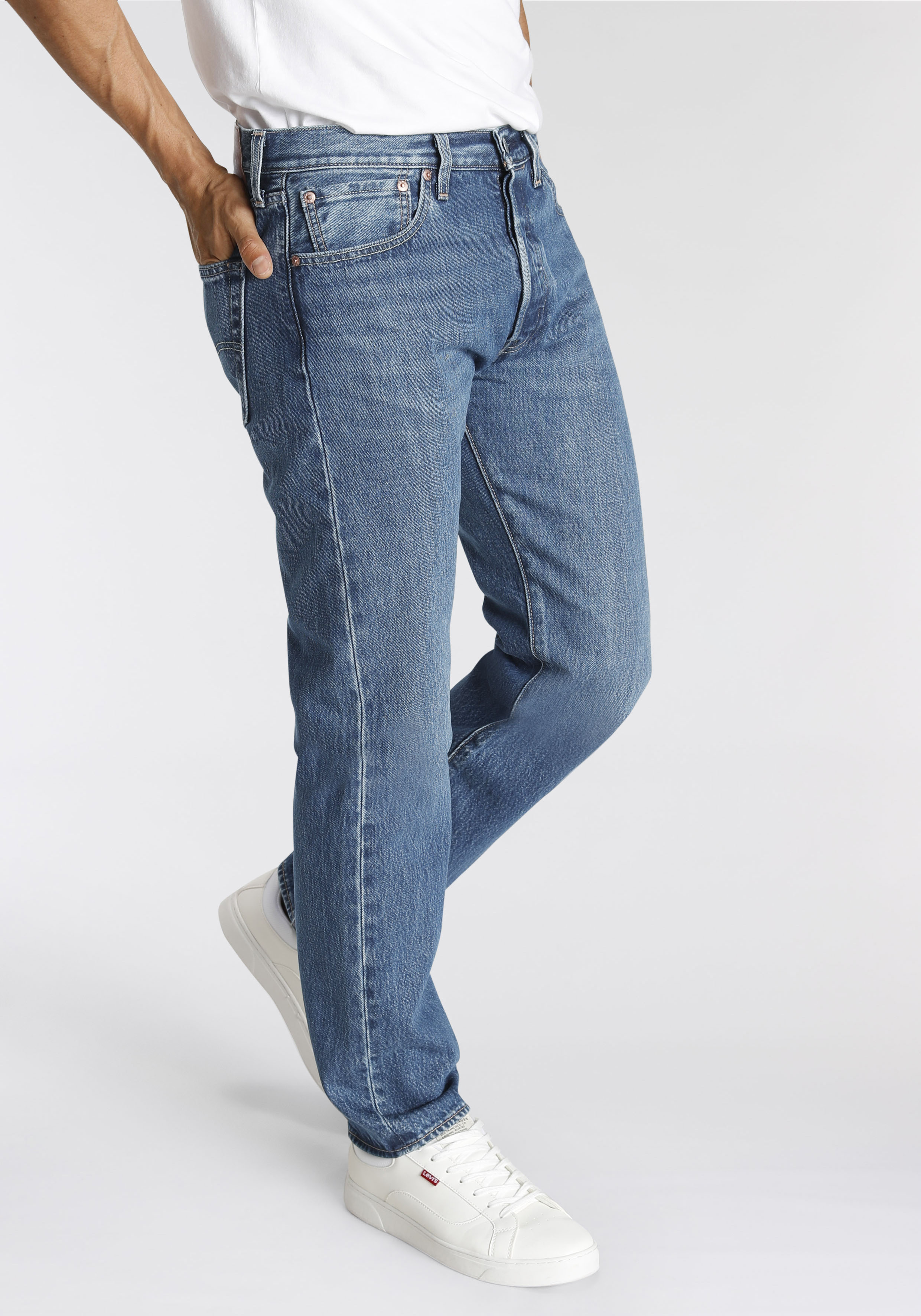 Levi's® Straight-Jeans 501 LEVI'S ORIGINAL mit Markenlabel günstig online kaufen