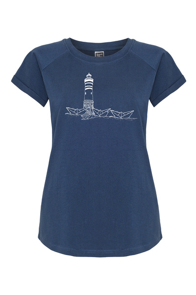 Papierhafen Frauen Raglan T-shirt Biobaumwolle Ili4 günstig online kaufen