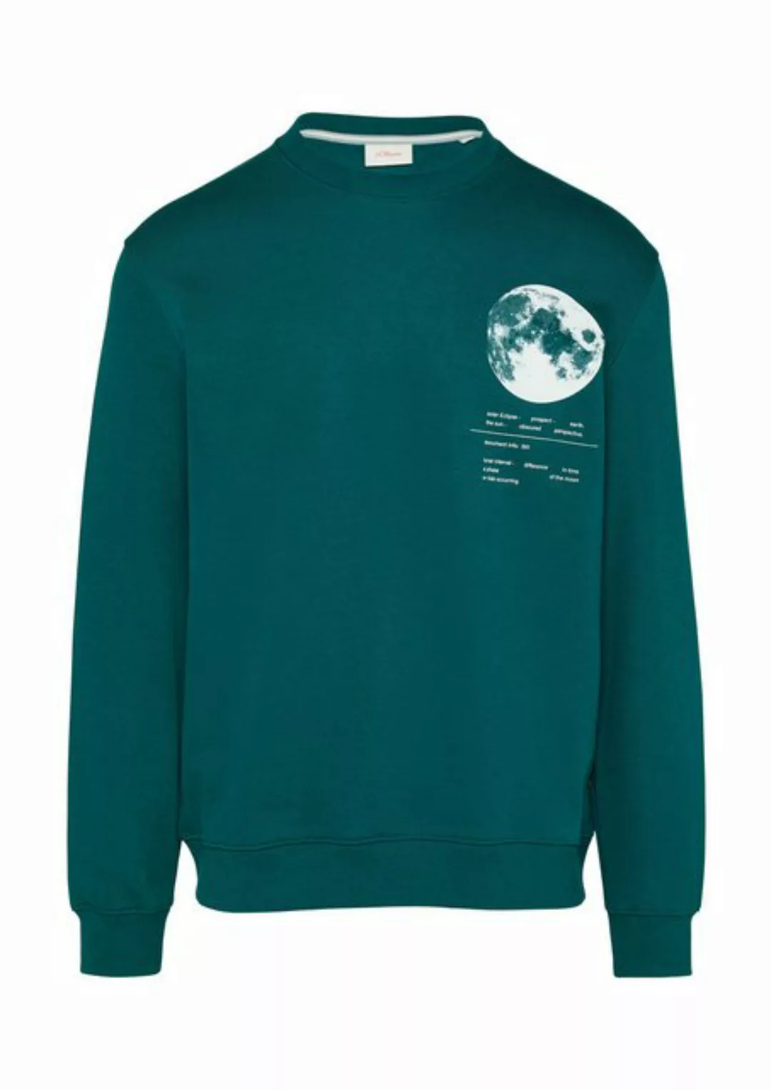 s.Oliver Sweatshirt Wärmendes Sweatshirt mit Frontprint Artwork günstig online kaufen