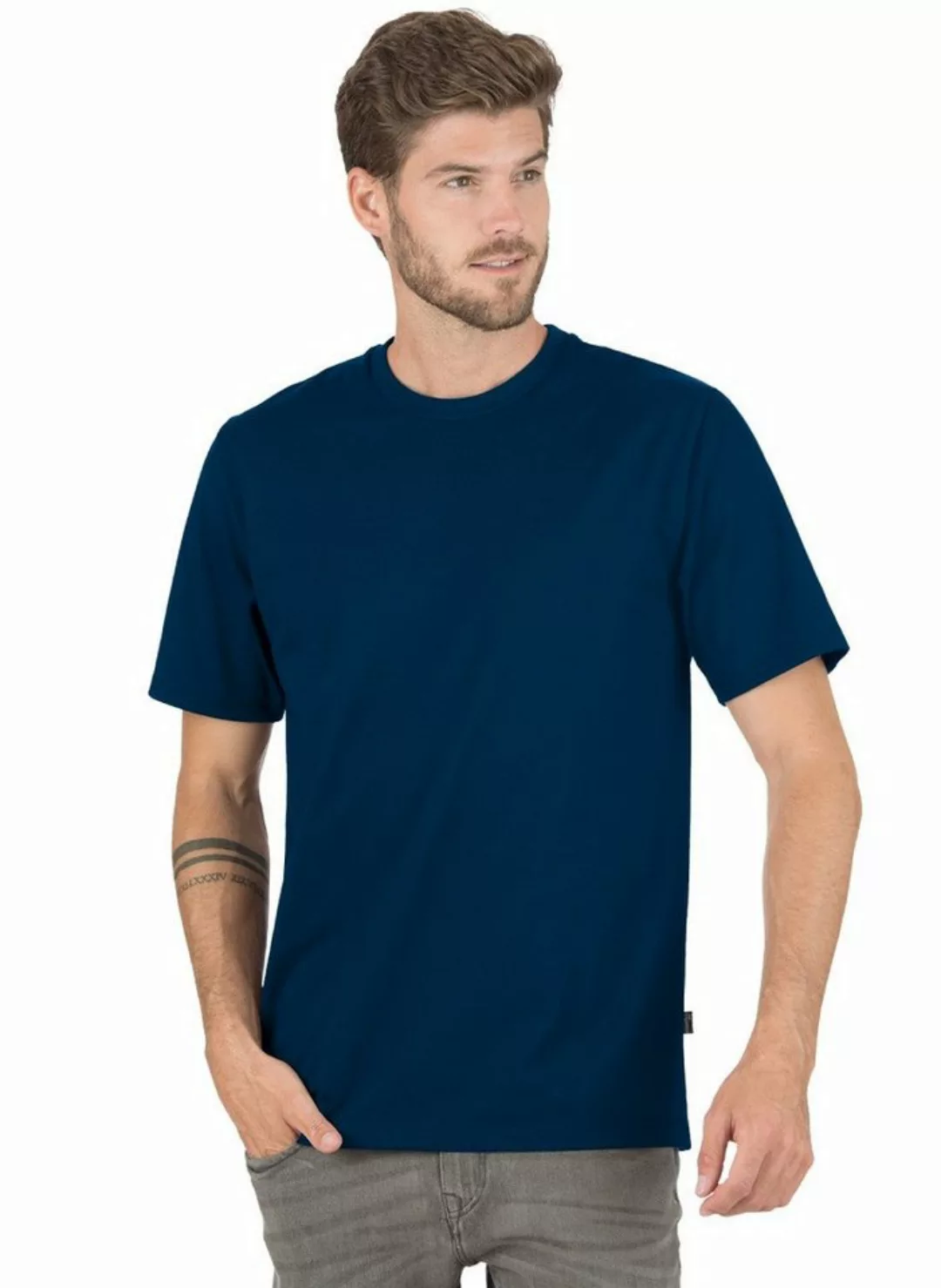 Trigema T-Shirt TRIGEMA T-Shirt aus 100% Baumwolle (1-tlg) günstig online kaufen