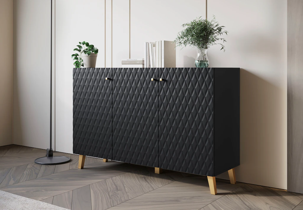 INOSIGN Sideboard "SIDEBOARD PHUKET", (1 St.), Modernes Sideboard mit 6 Fäc günstig online kaufen