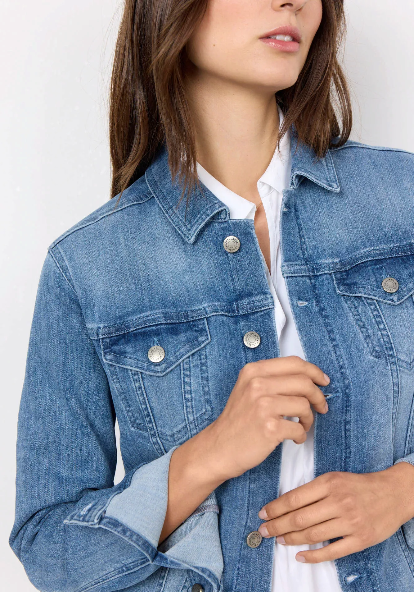 soyaconcept Jeansblazer SC-KIMBERLY 3 taillierte Form günstig online kaufen