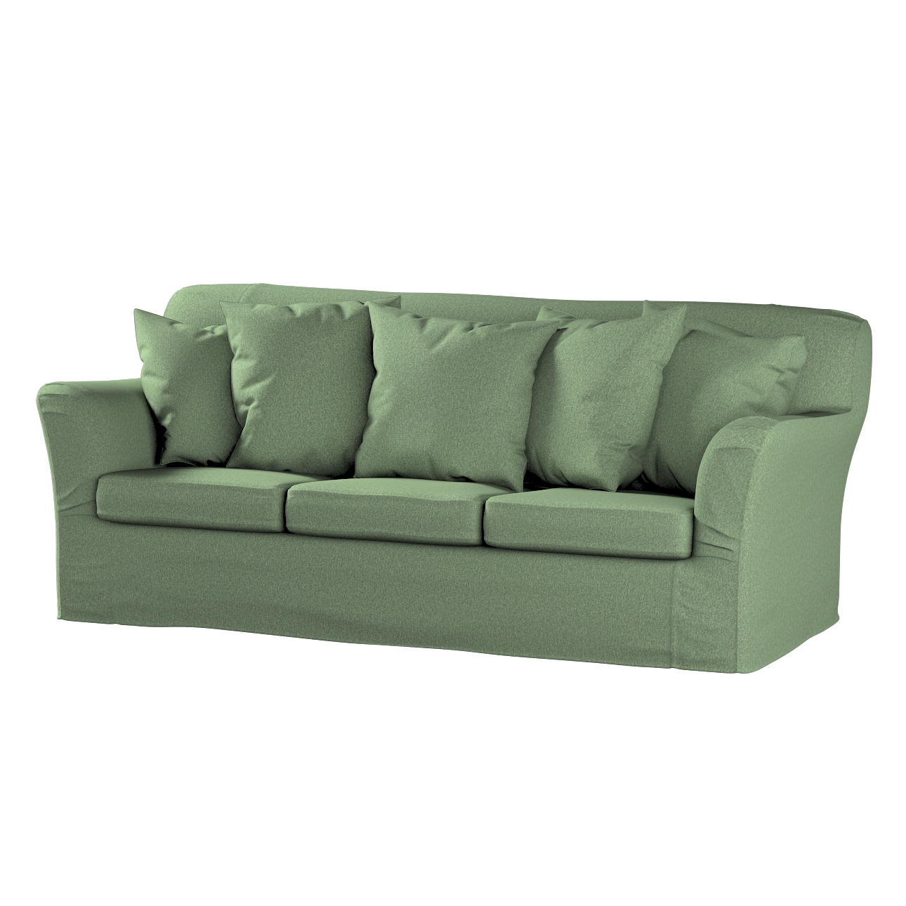 Bezug für Tomelilla 3-Sitzer Sofa nicht ausklappbar, grün, Sofahusse, Tomel günstig online kaufen