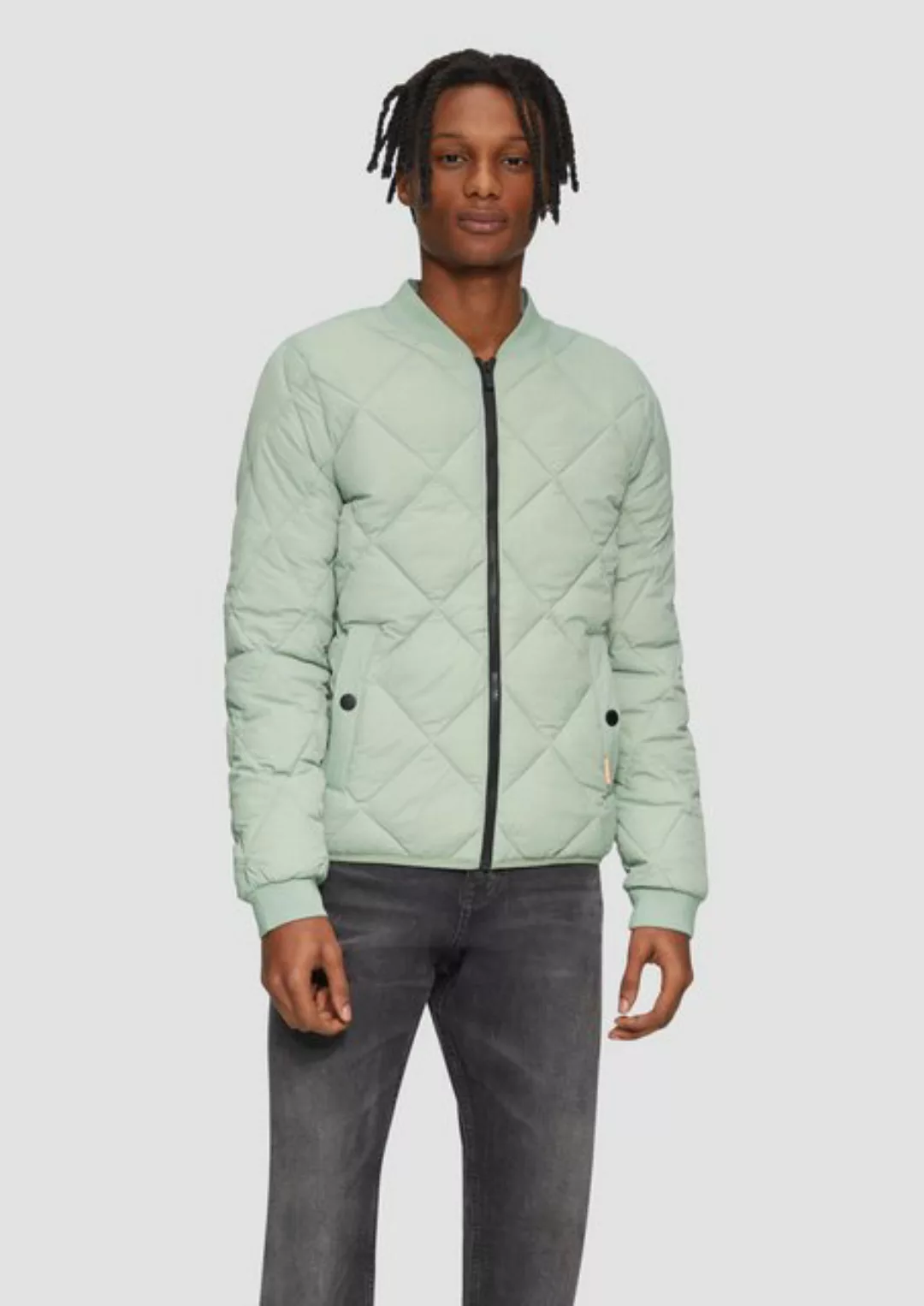 QS Allwetterjacke Stepp-Blouson mit Stehkragen günstig online kaufen