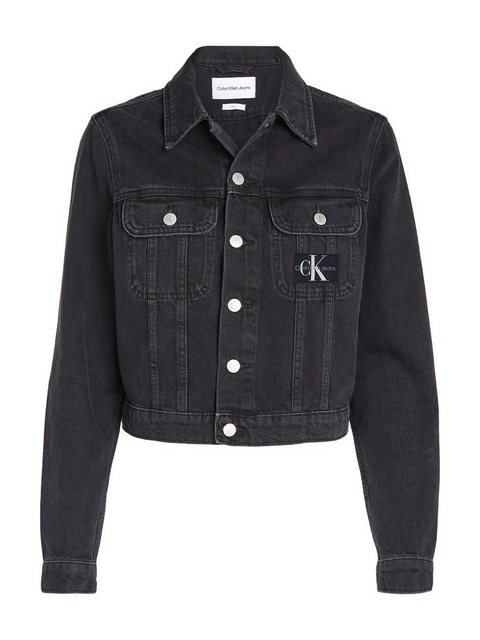 Calvin Klein Jeans Jeansjacke CROPPED 90S JACKET mit Logoprägung günstig online kaufen