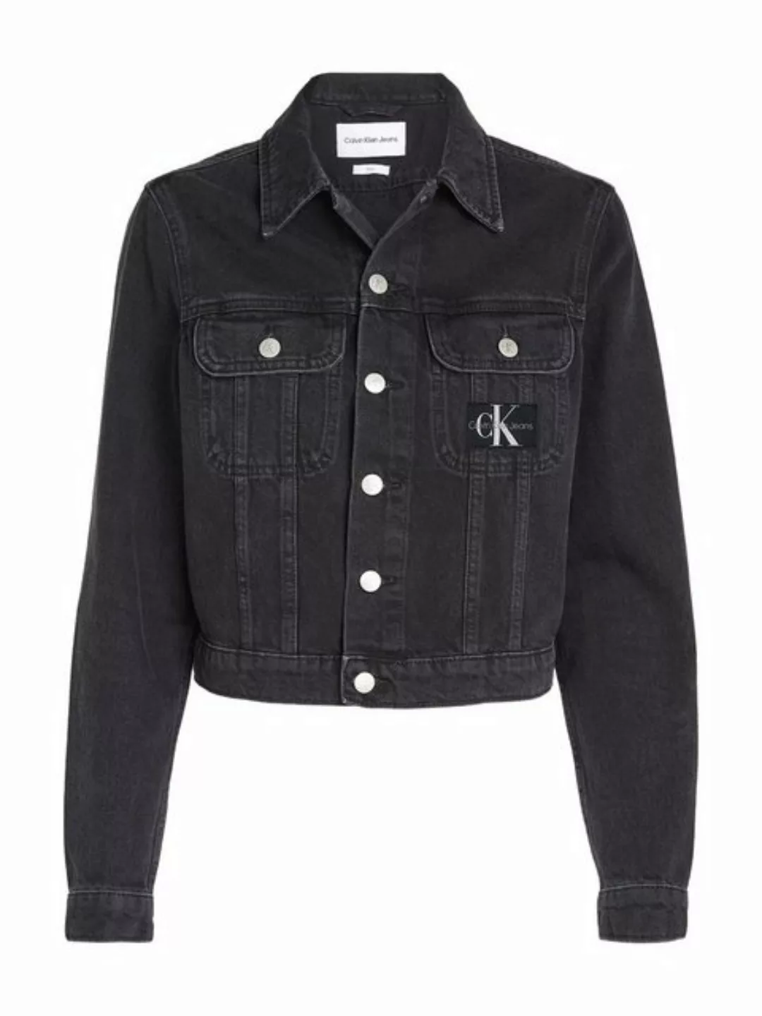 Calvin Klein Jeans Jeansjacke CROPPED 90S JACKET mit Logoprägung günstig online kaufen