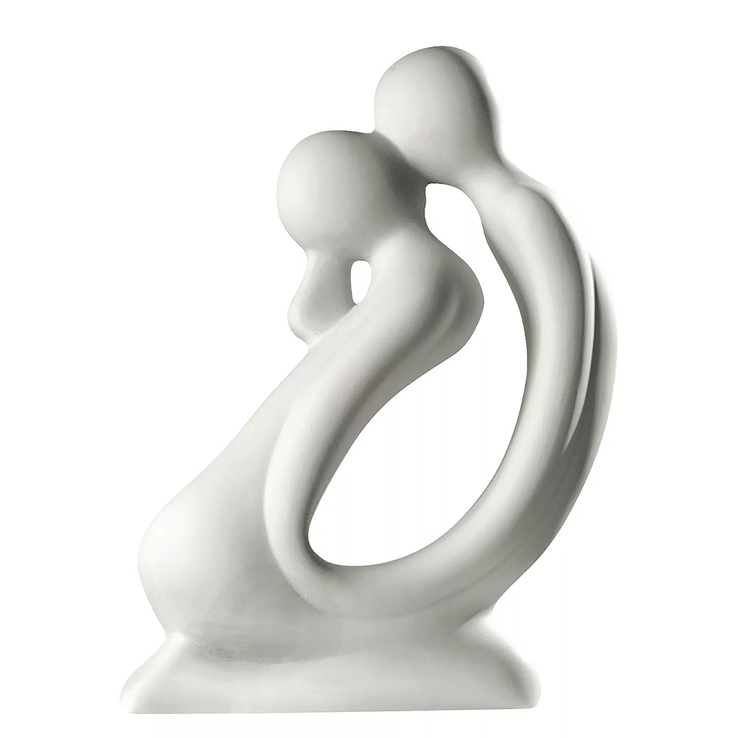 GILDE Dekofigur "Skulptur Kuss, weiß" günstig online kaufen