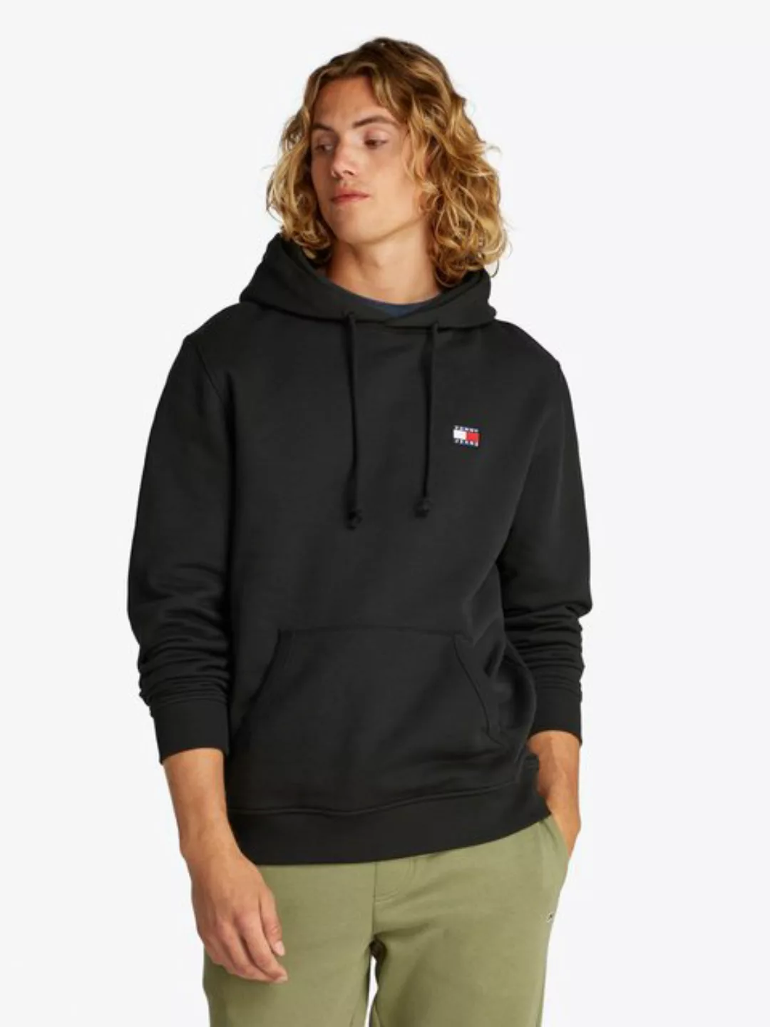 Tommy Jeans Hoodie TJM REG BADGE HOODIE EXT Mit Rundhalsausschnitt günstig online kaufen