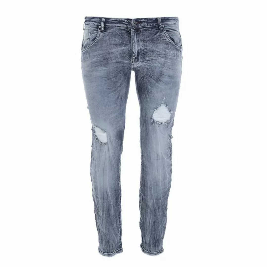 Ital-Design Stretch-Jeans Herren Freizeit (80222706) Destroyed-Look Stretch günstig online kaufen