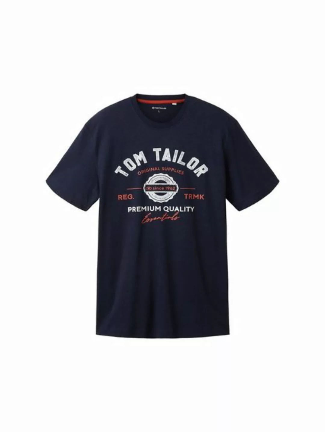 TOM TAILOR T-Shirt mit großem Logofrontprint günstig online kaufen