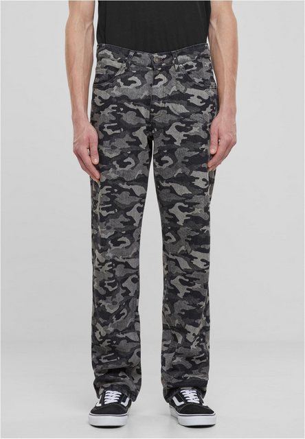 URBAN CLASSICS Funktionshose Laser Camo Printed Jeans Herren günstig online kaufen