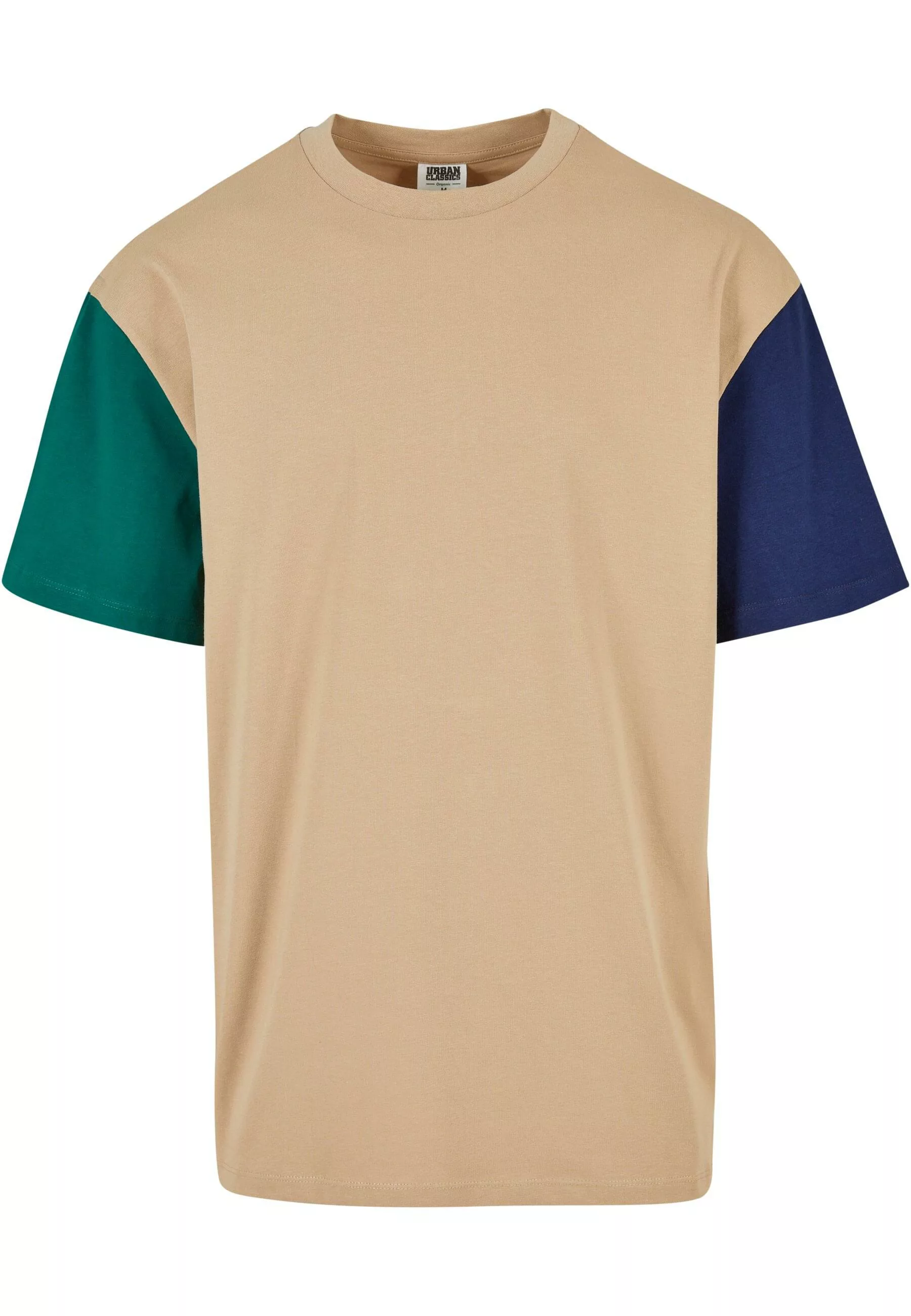 URBAN CLASSICS T-Shirt "Urban Classics Herren Organic Oversized Colorblock günstig online kaufen