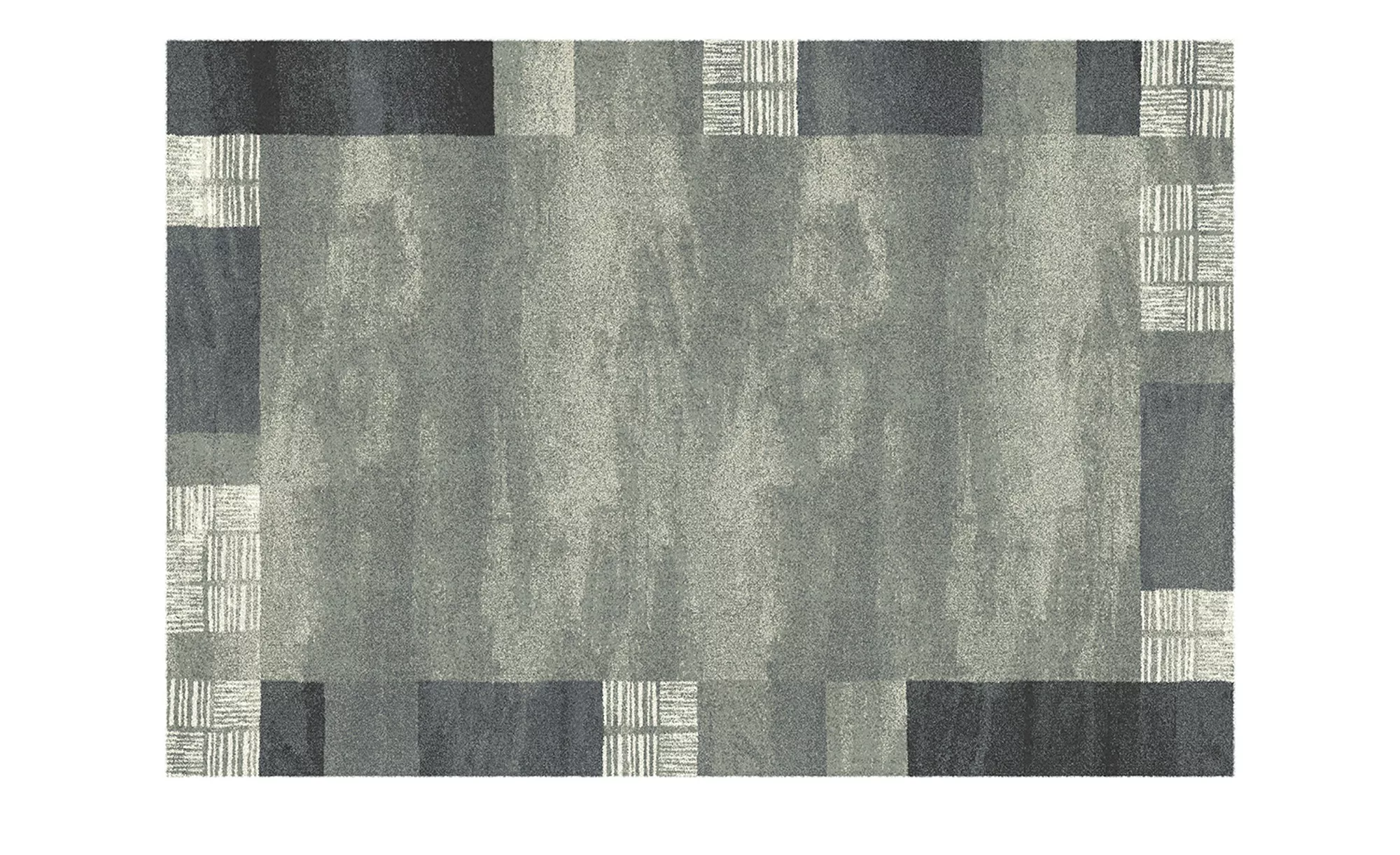 Webteppich  Ira - grau - Synthethische Fasern - 160 cm - Sconto günstig online kaufen