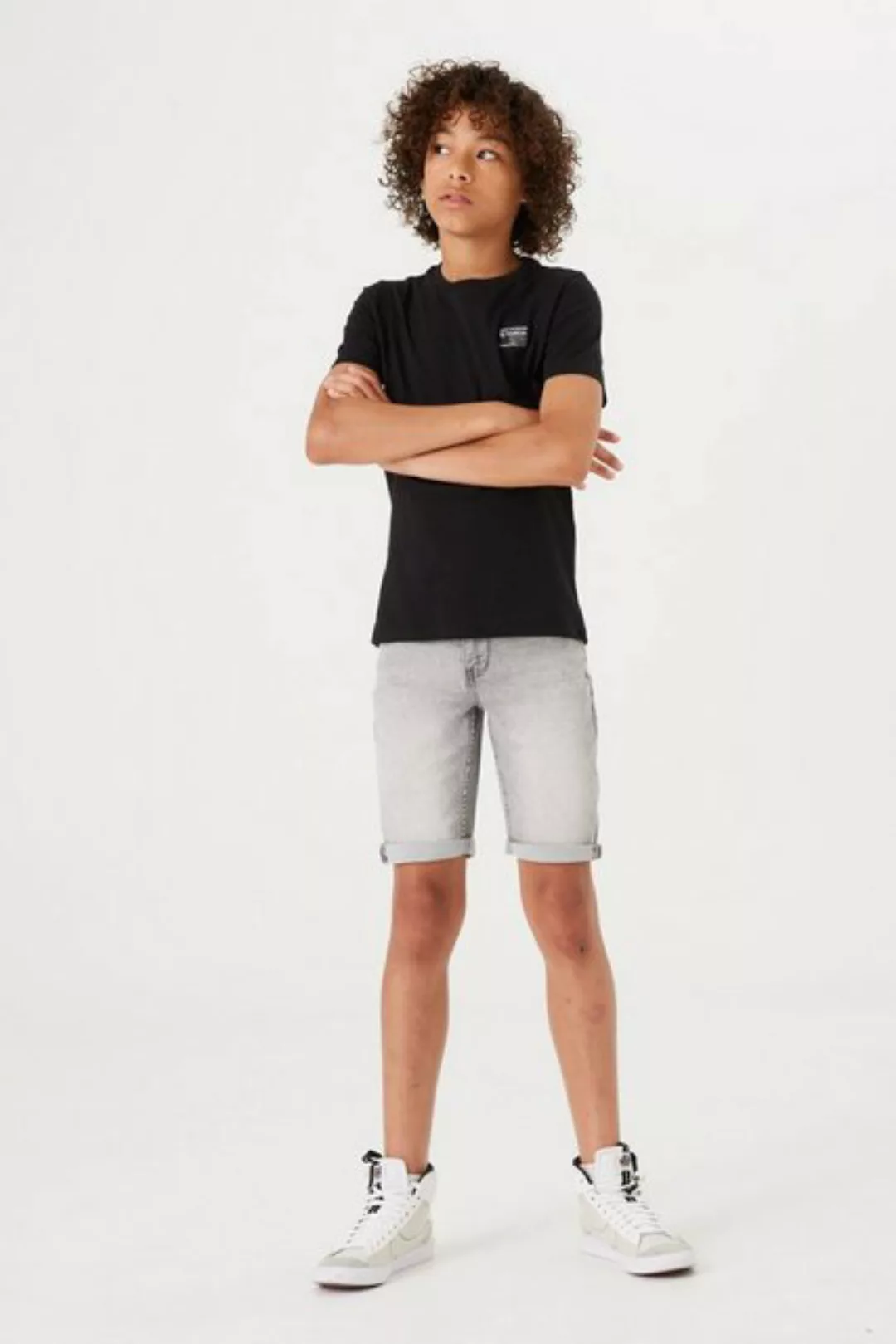 Garcia Jeansshorts Tavio mit Used-Effekten günstig online kaufen