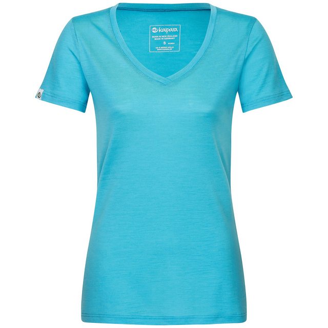 Kaipara - Merino Sportswear V-Shirt Merino Shirt Damen Kurzarm Slimfit V-Ne günstig online kaufen