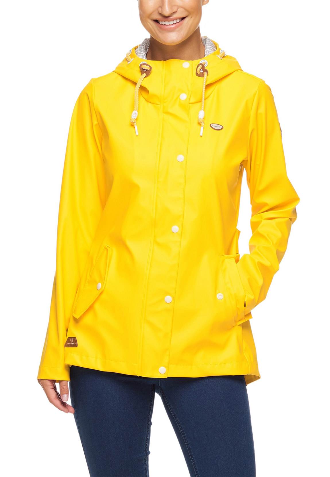 Ragwear Allwetterjacke Ragwear Marge Rain Jacket Damen Yellow L günstig online kaufen