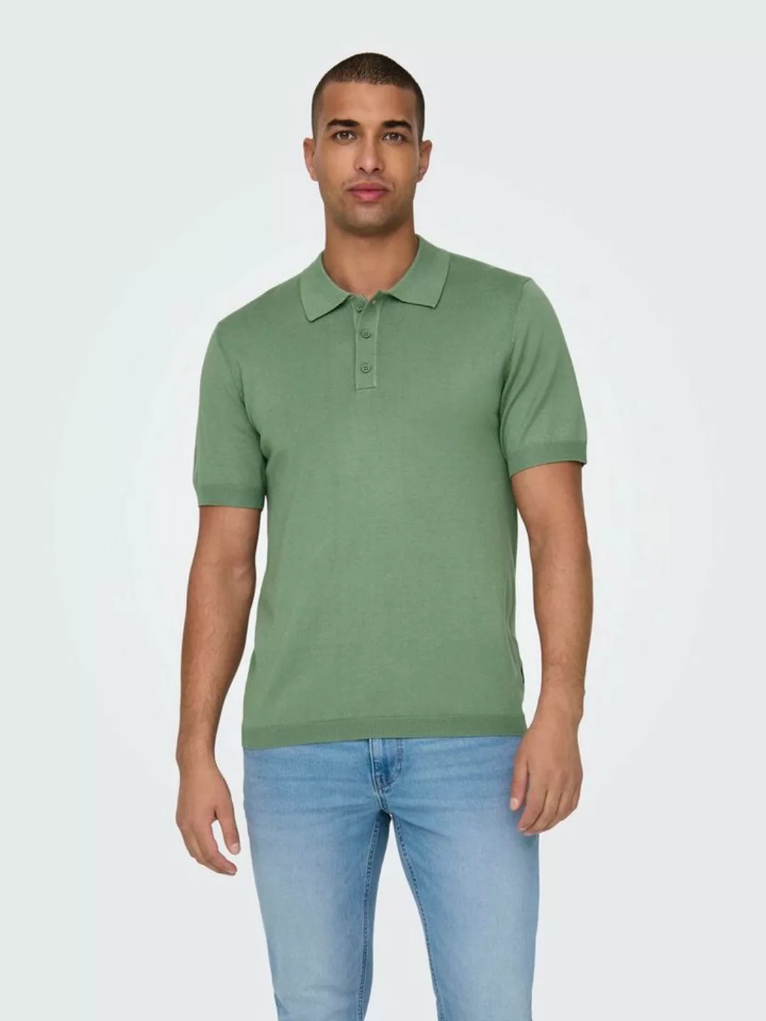 ONLY & SONS Poloshirt ONSWYLER LIFE REG 14 SS POLO KNIT NOOS günstig online kaufen