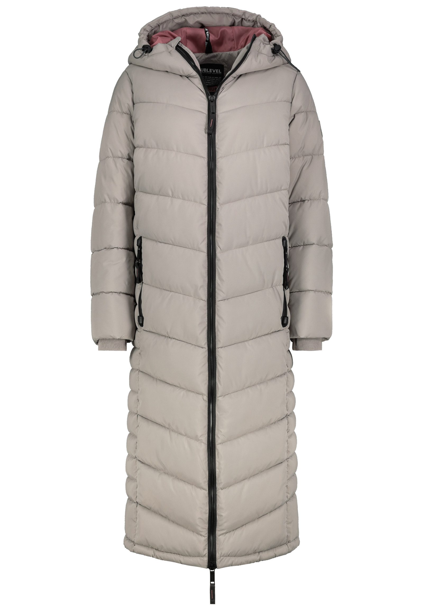 SUBLEVEL Wintermantel Langer Steppmantel günstig online kaufen