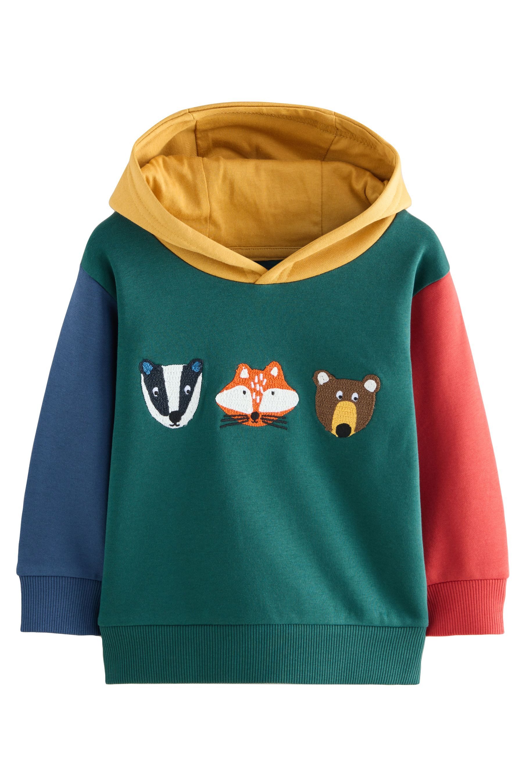Next Kapuzenpullover Langärmeliges Hoodie mit Applikation günstig online kaufen
