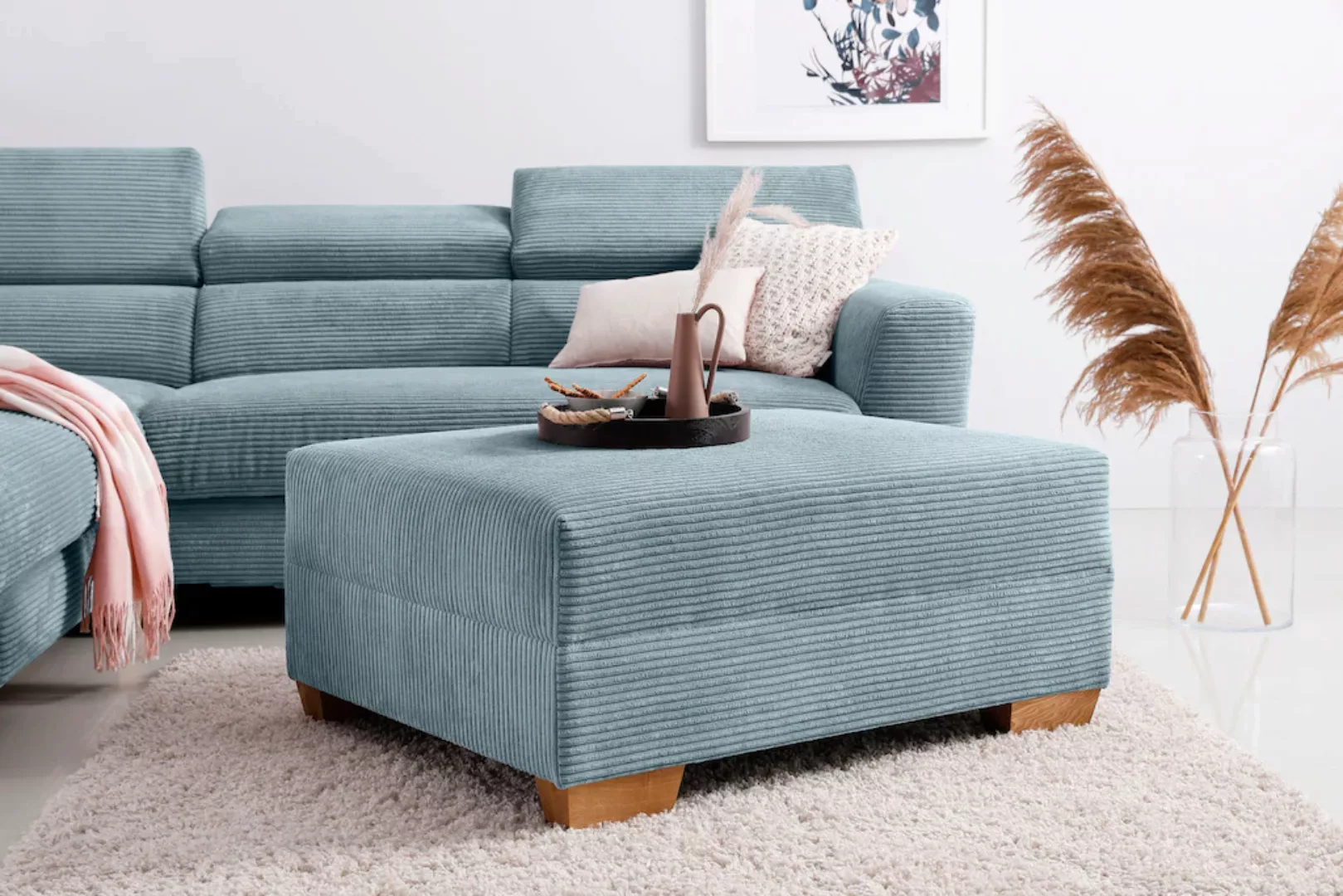 Home affaire Hocker "DuraSpring", Mit DuraSpring-Taschenfederkern, bis 140 günstig online kaufen