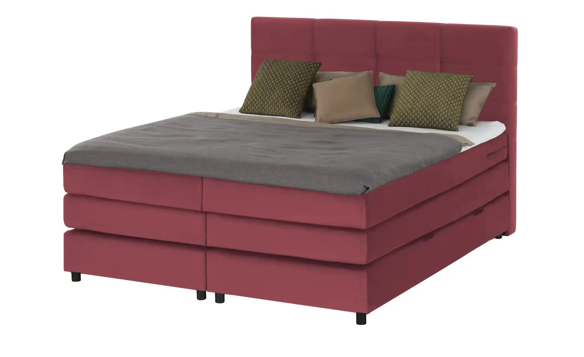 uno Boxspringbett  Wind ¦ rot ¦ Maße (cm): B: 140 H: 152 Betten > Komfortbe günstig online kaufen